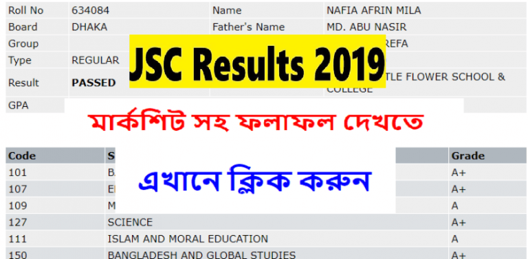 জেনে নিন PSC, JSC, JDC পরীক্ষার ফলাফল (মার্কশীট সহ)