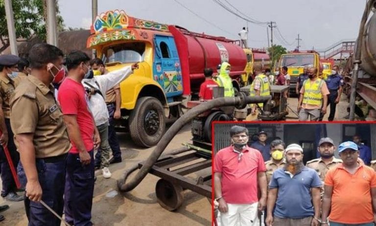 করোনার ছুটি- দিনে,দুপুরে ট্রেনের ১১ হাজার লিটার তেল চুরি !!